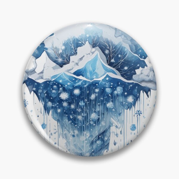 Item preview, Icy Impact: Abstract Hailstorm Art designed and sold by bb-15artstudio.