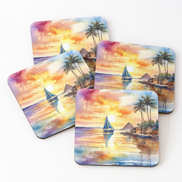 Item preview, Sunset at Piramide Port designed and sold by ZeusGallery.