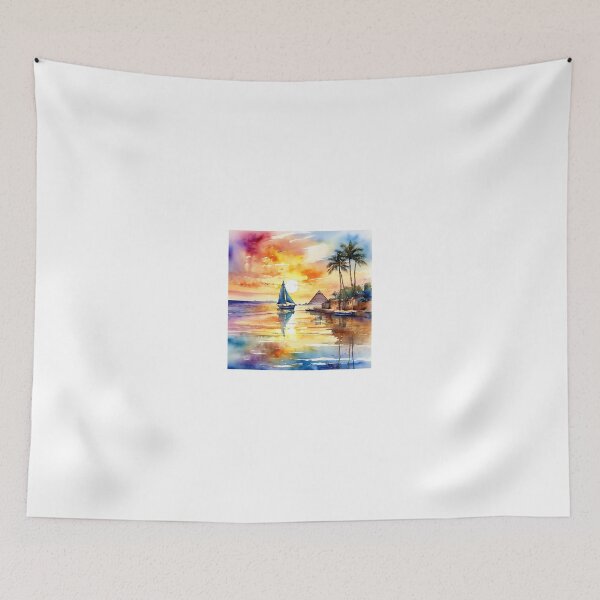 Item preview, Sunset at Piramide Port designed and sold by ZeusGallery.