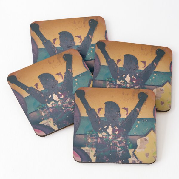 Item preview, Graffiti Silhouette | Street Art in Aberystwyth designed and sold by LiminalLane.