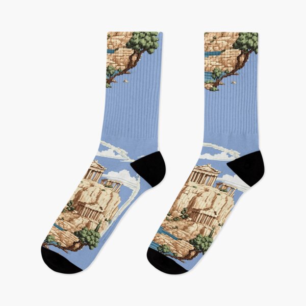Item preview, 8bit Acropolis of Athens designed and sold by LeftImpressed.