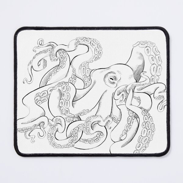 Item preview, Line Art Octopus designed and sold by SuspendedDreams.