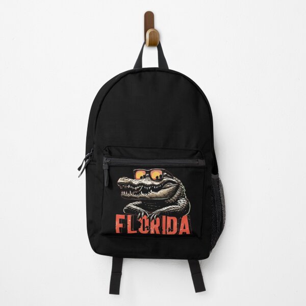 Item preview, Travel Florida Funny Alligator in Sunglasses designed and sold by TomFrontierArt.
