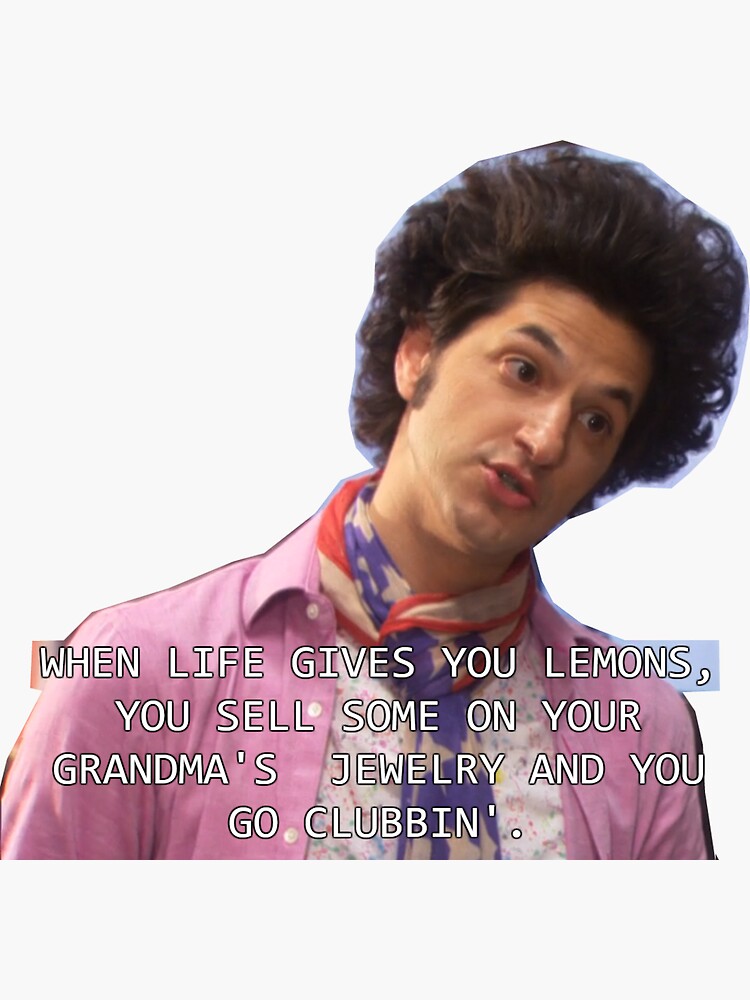 "When life gives your lemons... Parks and Recreation Jean Ralphio