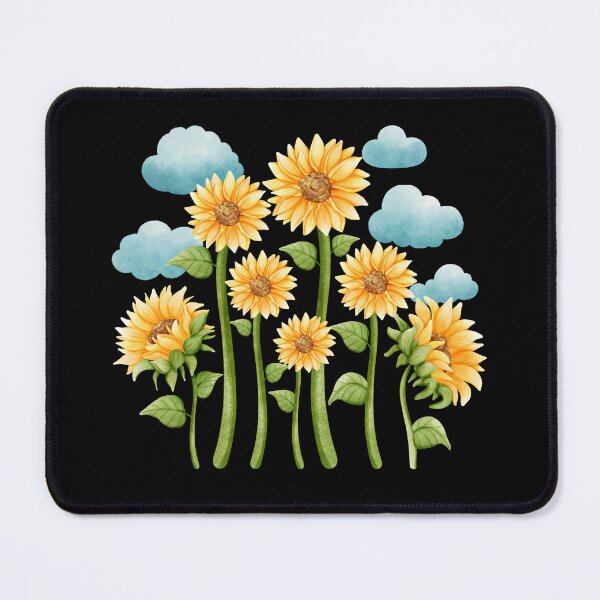 Aperçu de l'œuvre Magnifiques tournesols aquarelles créée et vendue par TheVirtualSpace.