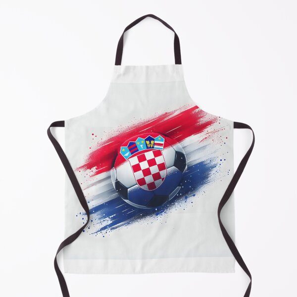 Item preview, Croatian flag in football design designed and sold by Sascha-Heiko.