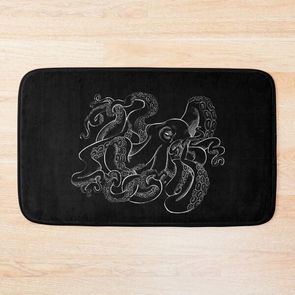 Item preview, White Line Art Octopus  designed and sold by SuspendedDreams.