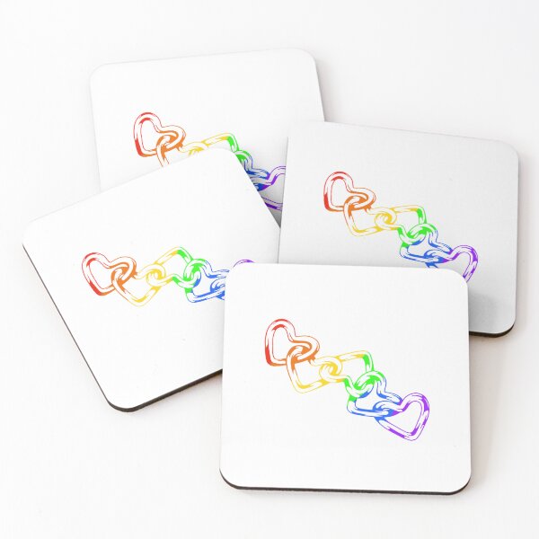 Item preview, Pride heart chain designed and sold by Sunfuncc.