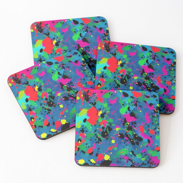 Item preview, Printed image of paint splatters v4 designed and sold by JaReVa.