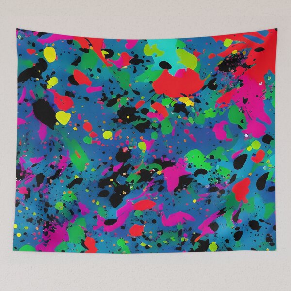 Item preview, Printed image of paint splatters v4 designed and sold by JaReVa.