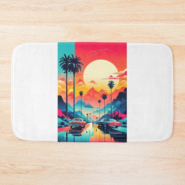 Item preview, tropical landscape with cars designed and sold by redmoon64.