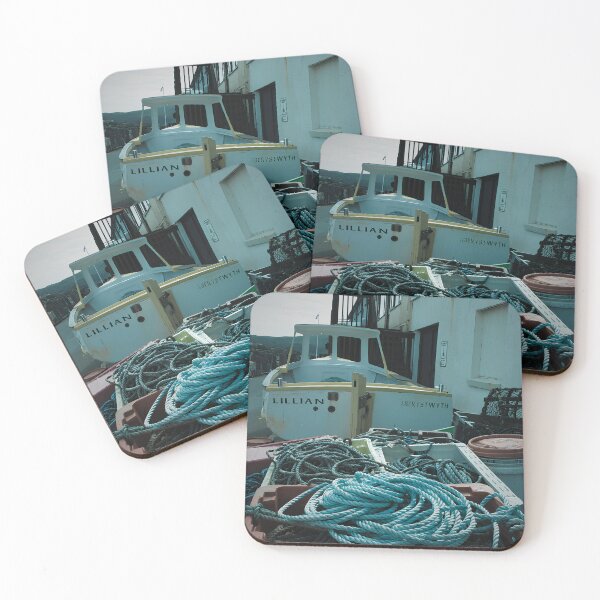 Item preview, Boat in Old Dockyard | Aberystwyth Seaside designed and sold by LiminalLane.