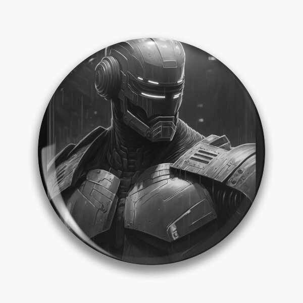 Item preview, Futuristic Cyberpunk Police (Future Soldier in Mega City) designed and sold by ZGigerBarker.
