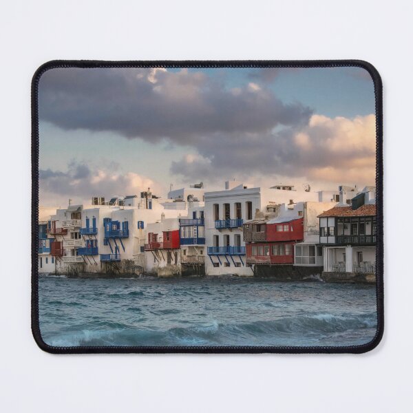 Item preview, Little Venice Sunrise on the Windy Island of Mykonos designed and sold by Rebecca Herranen.