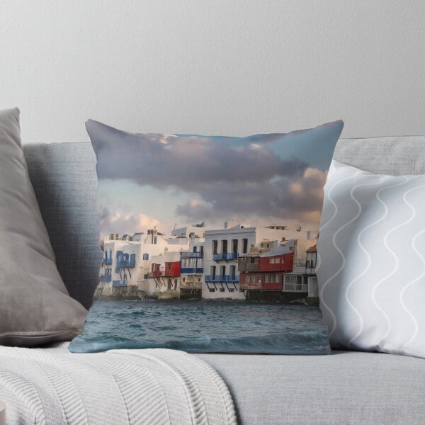 Item preview, Little Venice Sunrise on the Windy Island of Mykonos designed and sold by Rebecca Herranen.