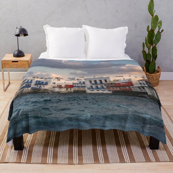 Item preview, Little Venice Sunrise on the Windy Island of Mykonos designed and sold by Rebecca Herranen.