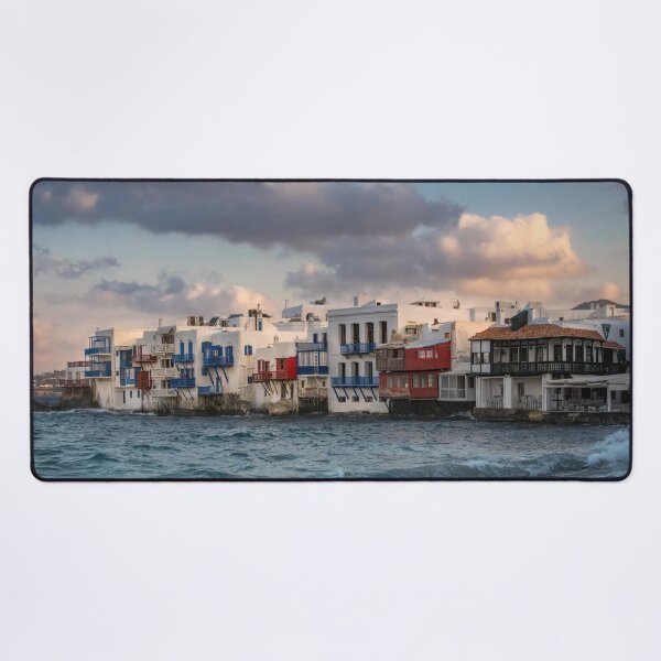 Item preview, Little Venice Sunrise on the Windy Island of Mykonos designed and sold by Rebecca Herranen.