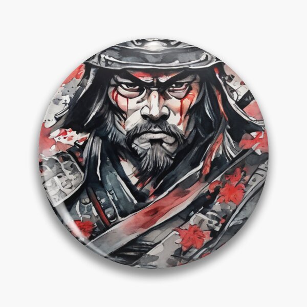Item preview, samurai face designed and sold by redmoon64.