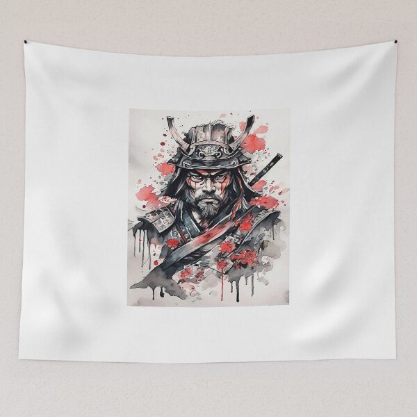 Item preview, samurai face designed and sold by redmoon64.