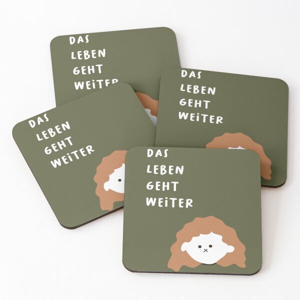 Item preview, Das Leben geht weiter | Cute Girl Illustration designed and sold by RM-Journey.