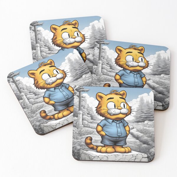 Item preview, Orange cat disapproving face Sticker designed and sold by Field-23.