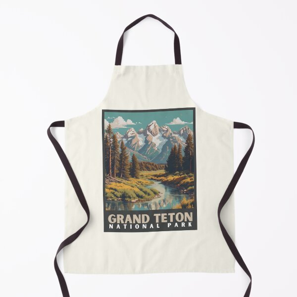 Artikelvorschau, Vintage Grand Teton Nationalpark entworfen und verkauft von SantisLab.