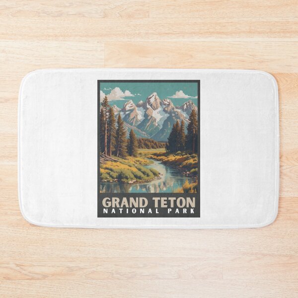 Artikelvorschau, Vintage Grand Teton Nationalpark entworfen und verkauft von SantisLab.