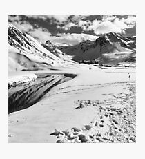 Mountain Scene Tignes Photographic Print