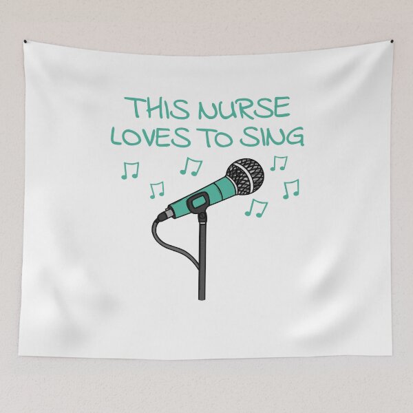Item preview, This Nurse Loves To Sing, Singing Singer Musician designed and sold by doodlerob.