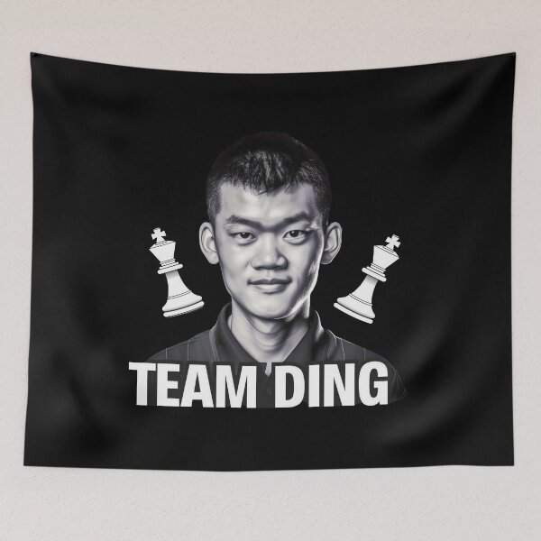 Item preview, Ding Liren, world chess championship designed and sold by SvarunPogani.
