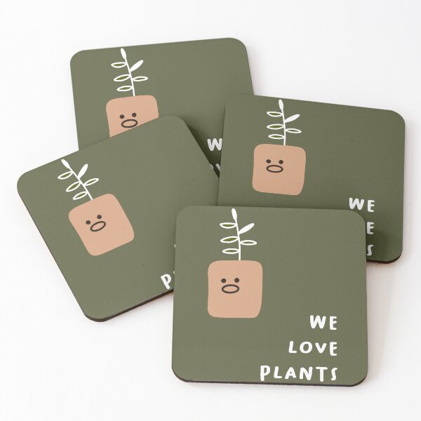Item preview, We Love Plants | Cute Plant Pot Illustration designed and sold by RM-Journey.