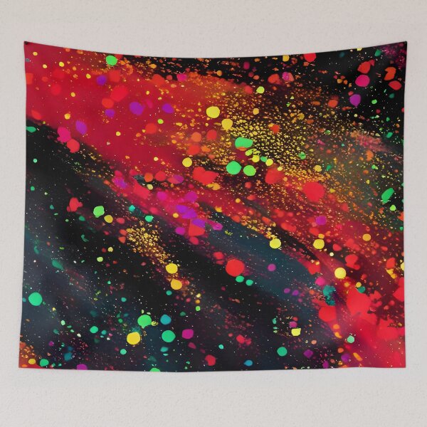 Item preview, Printed image of paint splatters v5 designed and sold by JaReVa.
