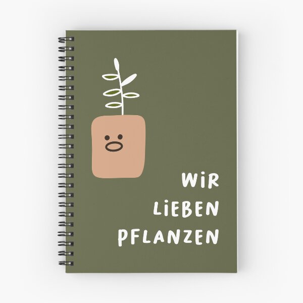 Item preview, Wir lieben Pflanzen | Cute Plant Pot Illustration designed and sold by RM-Journey.
