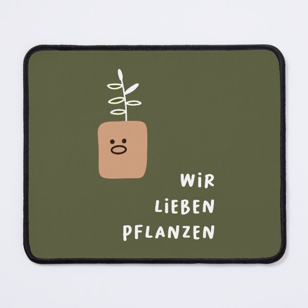 Item preview, Wir lieben Pflanzen | Cute Plant Pot Illustration designed and sold by RM-Journey.