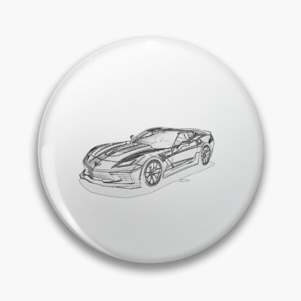 Item preview, Chevrolet Corvette designed and sold by VintageCarsShop.