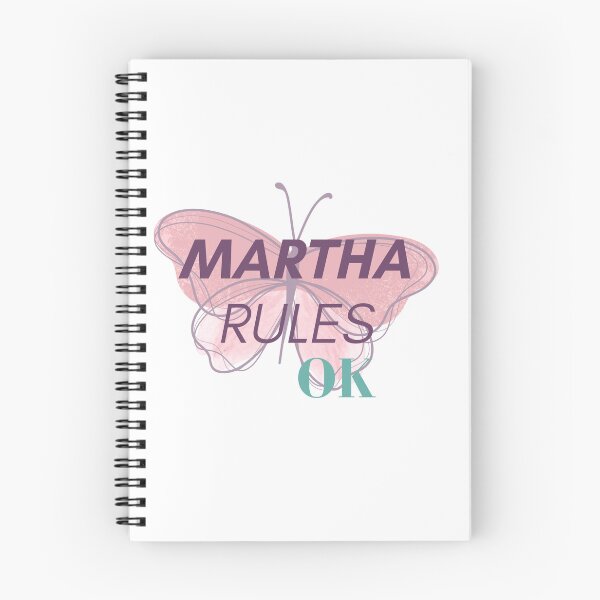 Item preview, Martha Rules OK with pink butterfly designed and sold by Fionamyles.