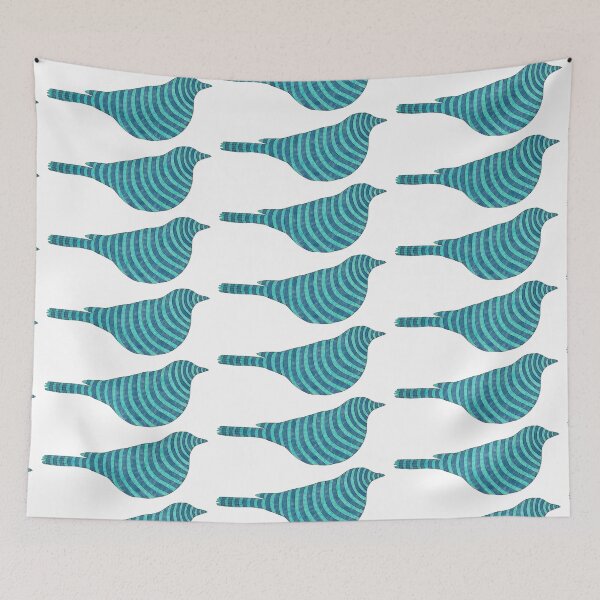 Item preview, Striped Bluebird designed and sold by KakiDimock.