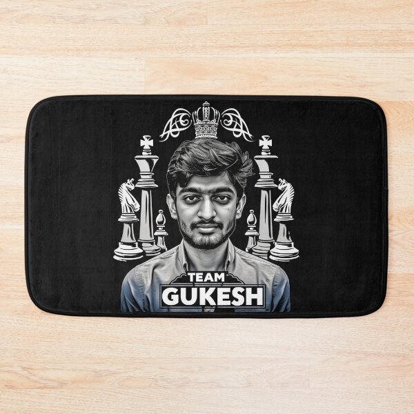 Item preview, Team Dommaraju Gukesh, world chess championship designed and sold by SvarunPogani.