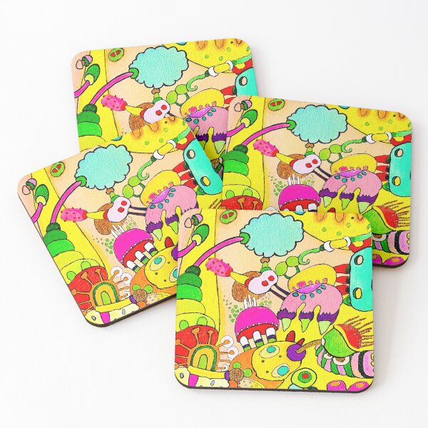 Item preview, 614. Cute Colorful Abstract Wonderland - Sweet Outlined Shapes designed and sold by Veera Zukova.