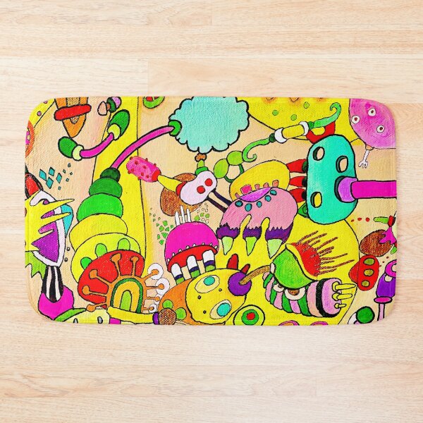 Item preview, 614. Cute Colorful Abstract Wonderland - Sweet Outlined Shapes designed and sold by Veera Zukova.