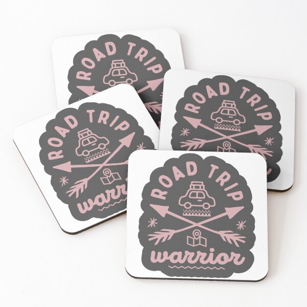 Item preview, ROAD TRIP WARRIOR Nomad Travel Road Trip Sticker designed and sold by SandriaSays.