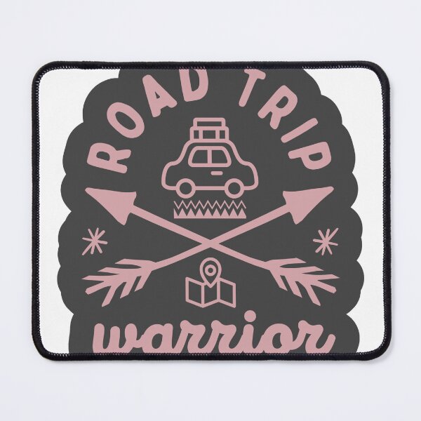 Item preview, ROAD TRIP WARRIOR Nomad Travel Road Trip Sticker designed and sold by SandriaSays.