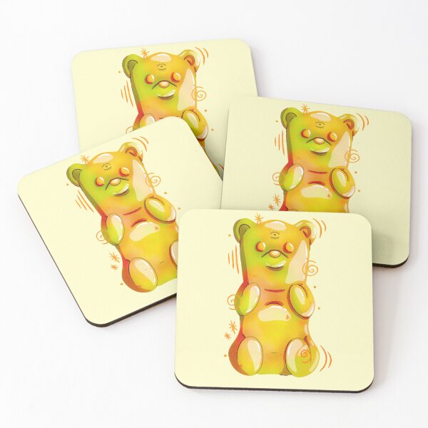 Item preview, Magic infused yellow gummy bear designed and sold by BenJaminArtCo.