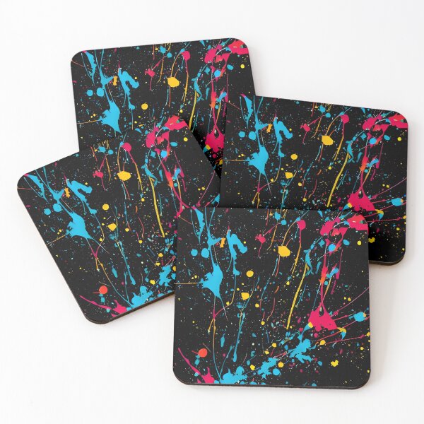 Item preview, Printed image of paint splatters v6 designed and sold by JaReVa.