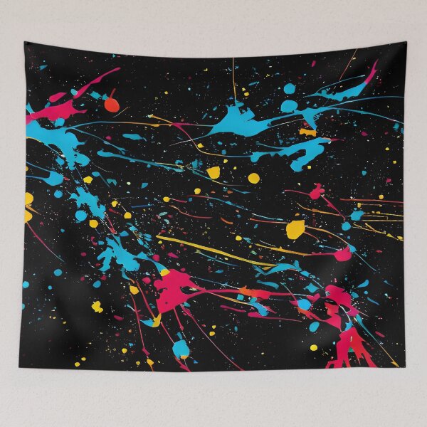 Item preview, Printed image of paint splatters v6 designed and sold by JaReVa.