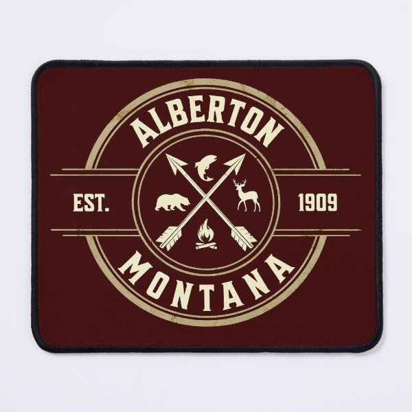 Item preview, ( 406 ) Alberton Montana Est 1909 designed and sold by Gilby-Designs.