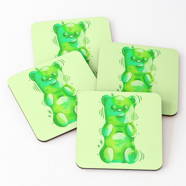 Item preview, Magic infused green gummy bear designed and sold by BenJaminArtCo.