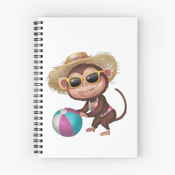Item preview, Monkey in a bikini on the beach designed and sold by MagelliShop.