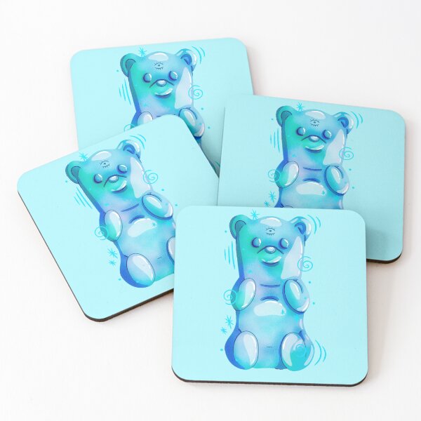 Item preview, Magic infused blue gummy bear designed and sold by BenJaminArtCo.