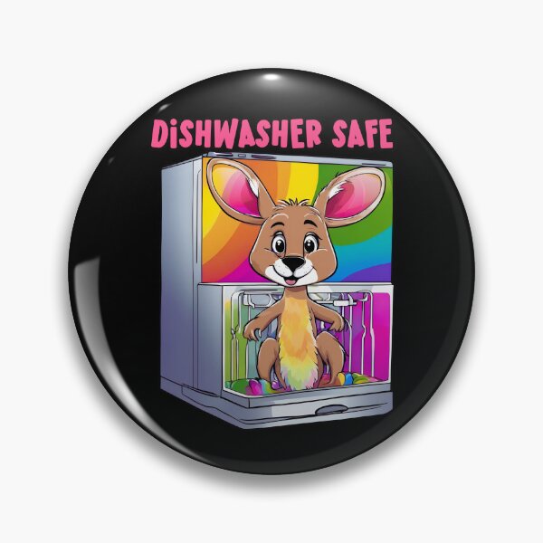 Item preview, Dishwasher Safe With Funny Kangaroo designed and sold by LadyGoodwill.